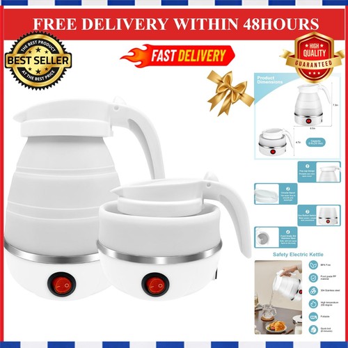 Foldable electric kettle 600ml - kettle,