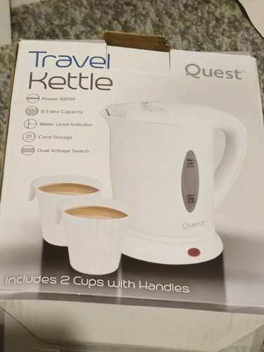 Travel kettle capacity - 0.5l,